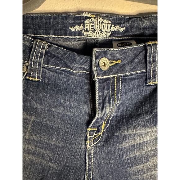 Revolt women's denim stretch straight/ skinny size 9 - Picture 3 of 11